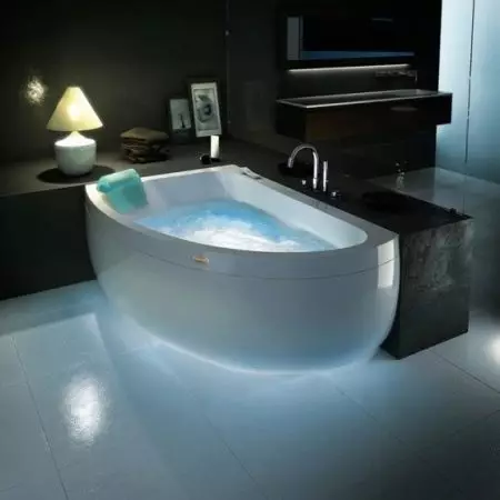 帶水力按摩的角浴：浴缸按摩浴缸。鑄鐵熱水浴池和其他小型房間的其他型號 10228_22