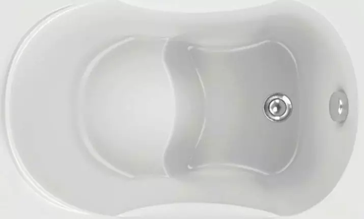 Sēžot akrila pirtis: skats uz modeļiem ar izmēriem 120x70 cm un 100x70 cm, priekšrocības un trūkumi mini vannas 10230_29