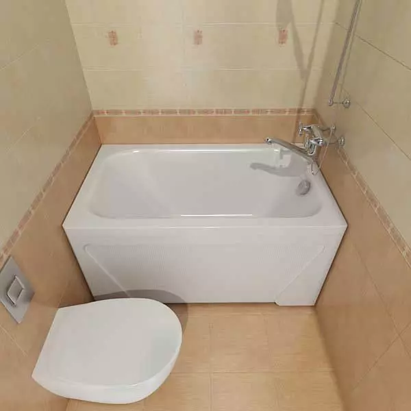 Oturan Akrilik Banyolar: 120x70 cm ve 100x70 cm boyutlu modellerin görünümü, mini banyosunun avantajları ve dezavantajları 10230_33