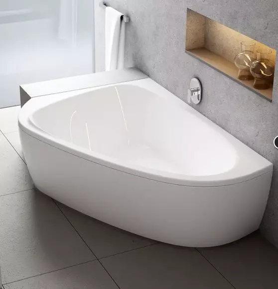 Oturan Akrilik Banyolar: 120x70 cm ve 100x70 cm boyutlu modellerin görünümü, mini banyosunun avantajları ve dezavantajları 10230_44