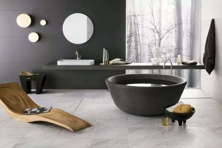 Bath Bath (Foto 47): Akụkụ. Ime ụlọ ịsa ahụ nnukwu ụlọ ịsa ahụ 10244_41