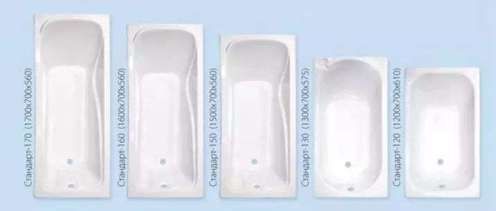 Bagni in metallo: 140x70 cm e 150x70 cm, 170x70 cm e altre dimensioni standard. Quanto pesa il bagno? Vantaggi e svantaggi 10250_40