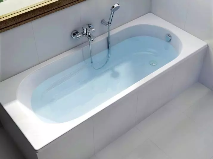 Metal baths: 140x70 cm and 150x70 cm, 170x70 cm and other standard dimensions. How much bath weighs? Advantages and disadvantages 10250_64