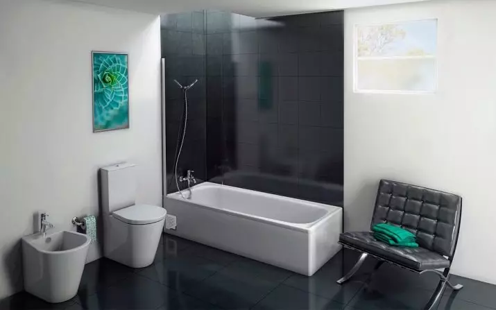 Baños metálicos: 140x70 cm e 150x70 cm, 170x70 cm e outras dimensións estándar. Canto bañeira pesa? Vantaxes e desvantaxes 10250_71