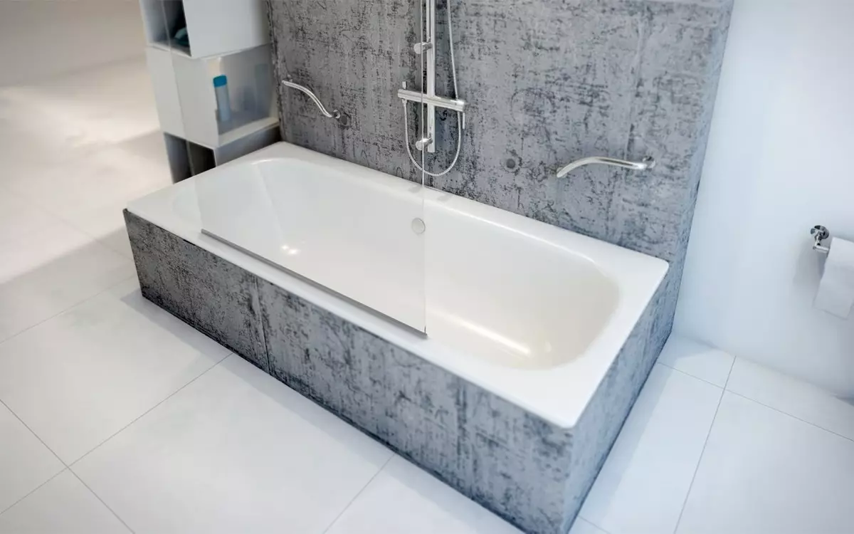 Metal baths: 140x70 cm and 150x70 cm, 170x70 cm and other standard dimensions. How much bath weighs? Advantages and disadvantages 10250_9