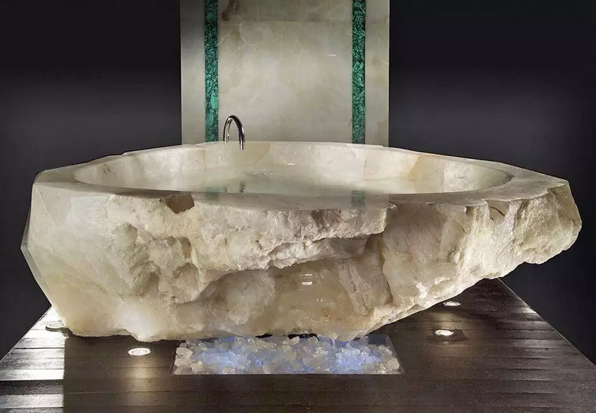 Кам'яні ванни: плюси і мінуси ванн зі штучного і натурального каменю. Росія та інші країни. Розміри: 185х90 см і 150х70 см, 180х80 см. Відгуки покупців 10252_58