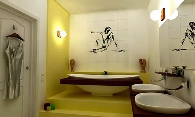 Vstavané kúpele (66 fotografií): oválny a obdĺžnikový model modelu v interiéri 10262_59