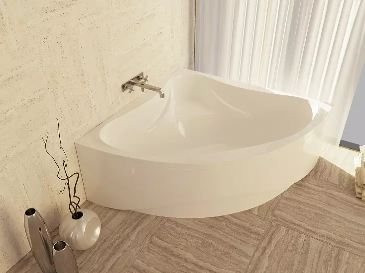 मिश्रित मार्बल बाढी: वैकल्पिक स्नानहरूको लागि। कुना नुहाउने बाथपोषण कृत्रिम मार्बल र अन्य मोडेलहरू। ग्राहक समीक्षा 10263_23