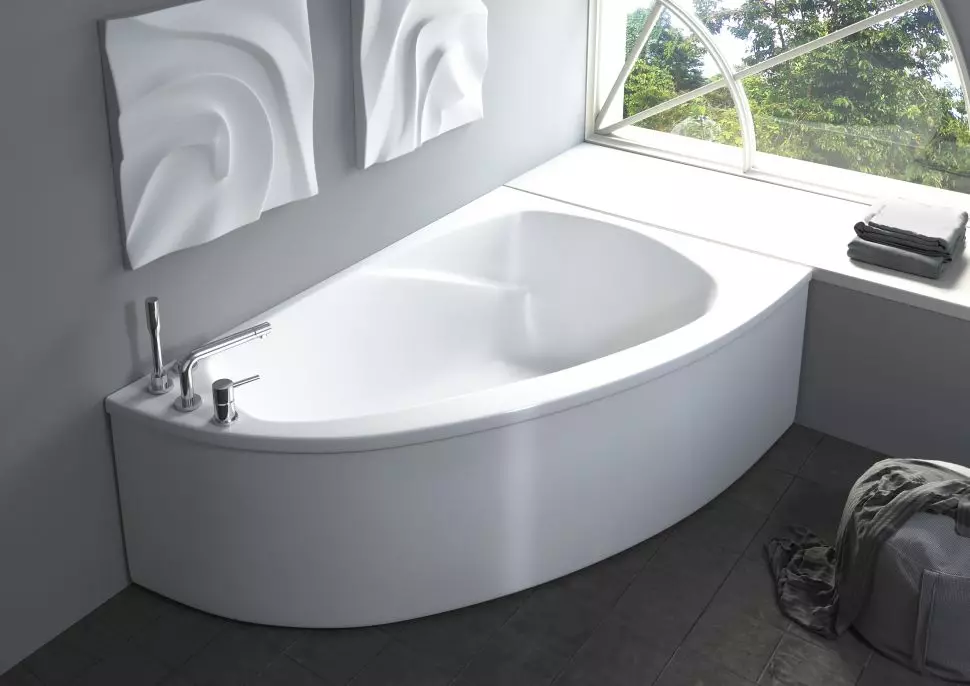 Bagni di marmo misti: pro e contro dei bagni di marmo. Bagni d'angolo in marmo artificiale in cast e altri modelli. recensioni dei clienti 10263_68