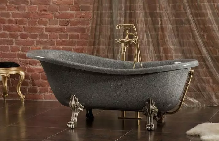 אמבטיות שיש מעורבות: היתרונות והחסרונות של אמבטיות שיש. אמבטיות פינות עשויות משיש מלאכותי ומודלים אחרים. חוות דעת של לקוחות 10263_93
