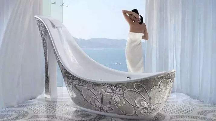 混合大理石浴：大理石浴缸的優點和缺點。角浴由鑄造人造大理石和其他型號製成。顧客評論 10263_94