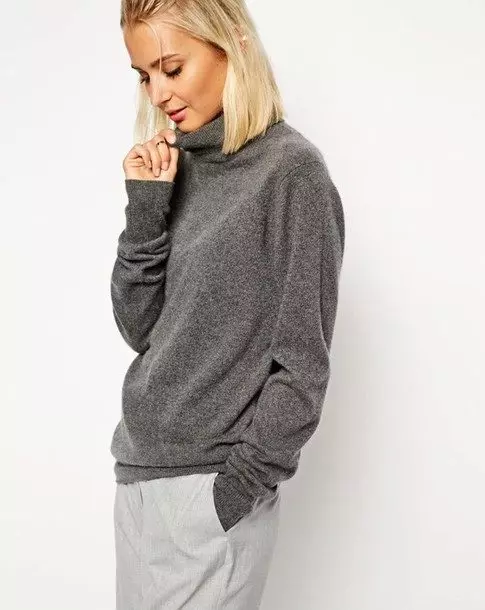 Cropped Sweater (129 foto): Apa yang harus dipakai dengan lengan panjang, hitam, model 2021 1026_4