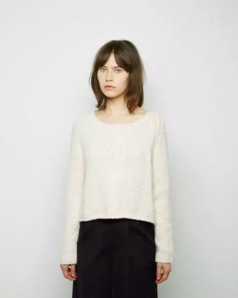 Cropped Sweater (129 foto): Apa yang harus dipakai dengan lengan panjang, hitam, model 2021 1026_71