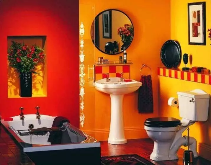 Kollane vannituba (60 fotot): kollased keraamilised plaadid vannitoa disainis ja muudes viimistlusmaterjalides 10280_47