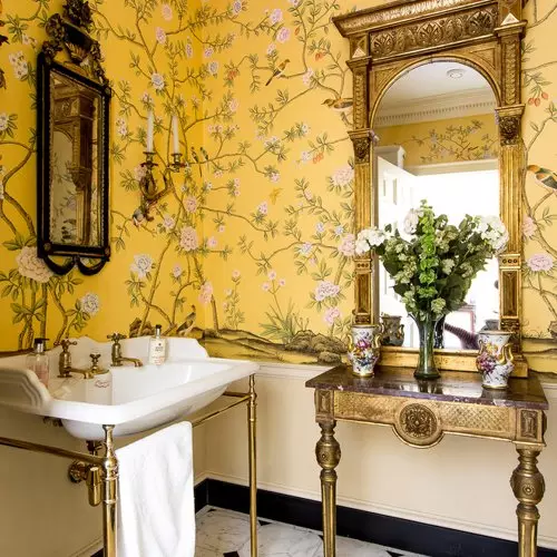 Rumena kopalnica (60 fotografij): rumene keramične ploščice v kopalniškem oblikovanju in drugih končnih materialih 10280_51