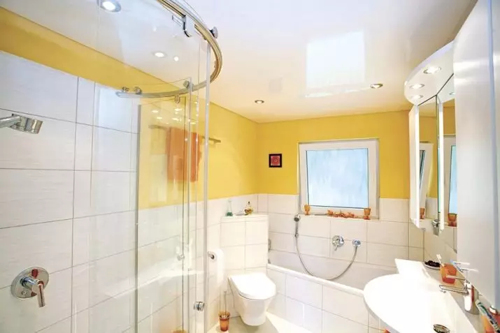 Kollane vannituba (60 fotot): kollased keraamilised plaadid vannitoa disainis ja muudes viimistlusmaterjalides 10280_53