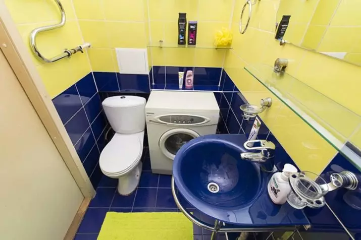 Kollane vannituba (60 fotot): kollased keraamilised plaadid vannitoa disainis ja muudes viimistlusmaterjalides 10280_60