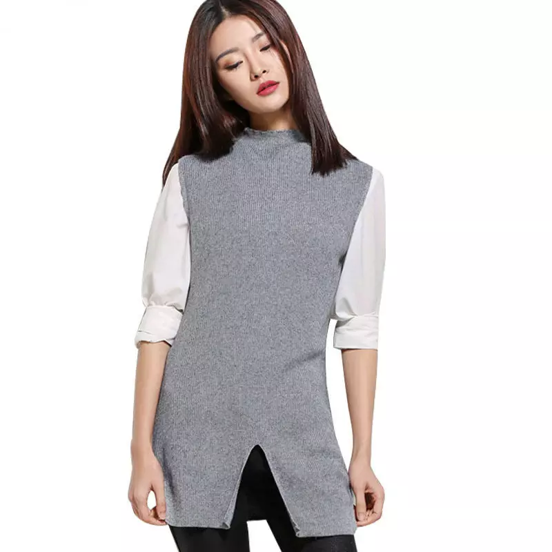 Sweater Sweeveless (48 wêneyên): Whati bikin 1028_35