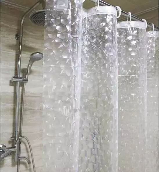 Cortines per a la dutxa: cortines de tela i altres models per a la dutxa. Com recollir-los? 10296_20