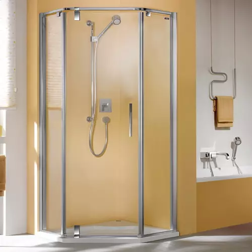 Штори для душової кабіни: тканинні штори та інші моделі для душової кабінки. Як їх підібрати? 10296_26