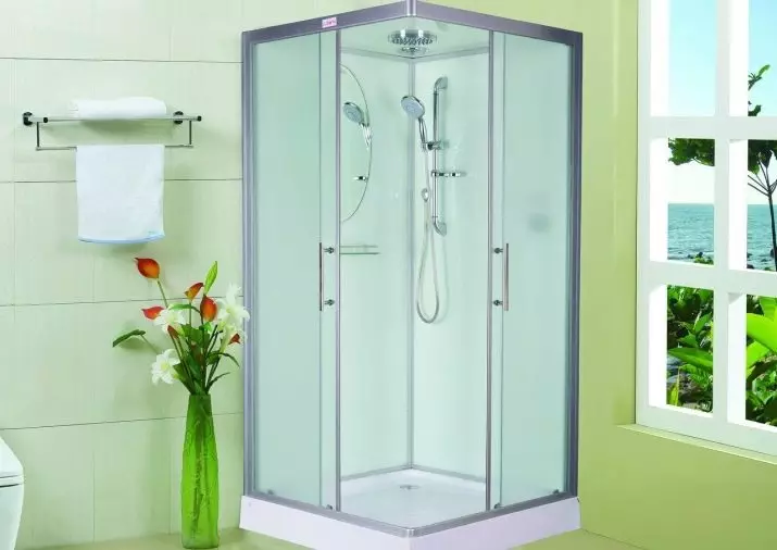 Les dimensions estàndard de la cabina de dutxa: ample, profunditat i alçada. Com triar la mida òptima? 10297_13