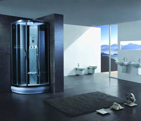 Buhar jeneratörlü duşakabin: Türk buhar banyosu ve banyo, Hamam ve Fin saunası olan modeller, diğer seçenekler. Yorumlar 10322_24