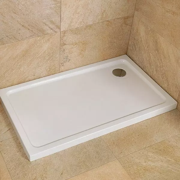 בקתות מקלחת מלבניות: מידות 70x100 ו 110x80, 120x80 ו 120x90, 70x90 ו מודלים אחרים, צרים ו רחבים עם המזרן 10326_51