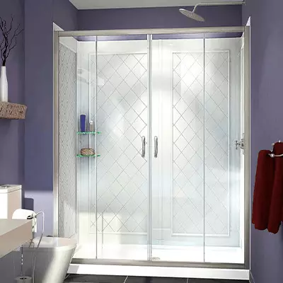 Négyszögletes zuhanykabinok: Méretek 70x100 és 110x80, 120x80 és 120x90, 70x90 és egyéb, keskeny és széles modellek raklapokkal 10326_66