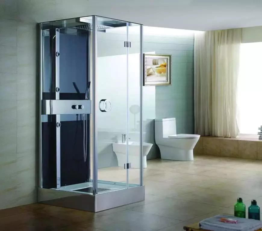 Kabinat e dushit nga Gjermania: tiparet e dushit të prodhimit gjerman të kabinës, shqyrtimin e modeleve të klasës premium dhe të tjera 10332_5