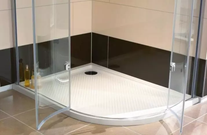Cabinas abiertas de ducha: sin techo y paleta baja de 90x90 cm, modelos angulares, tamaños 100x100 y 120x80 cm, otros modelos para el baño 10334_20