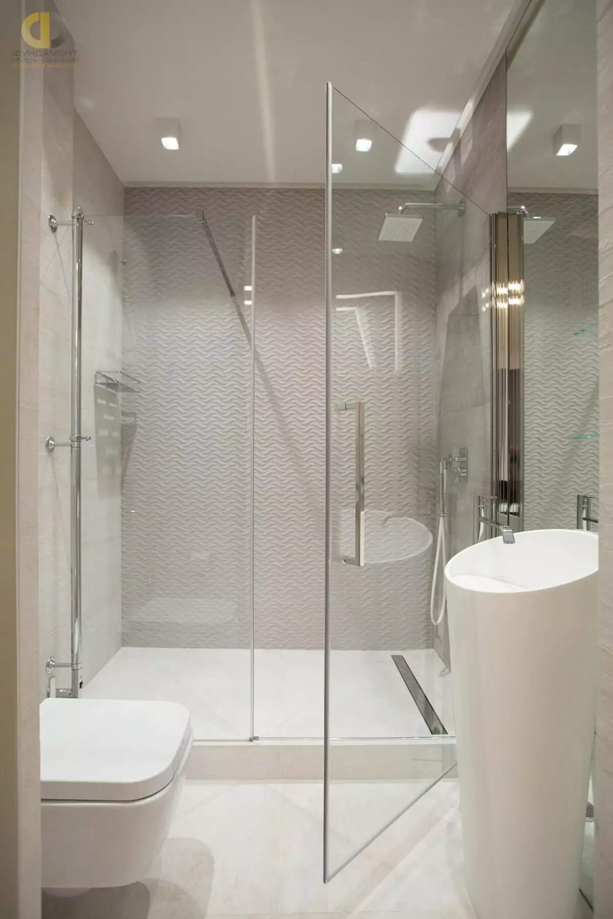 Cabinas abiertas de ducha: sin techo y paleta baja de 90x90 cm, modelos angulares, tamaños 100x100 y 120x80 cm, otros modelos para el baño 10334_48