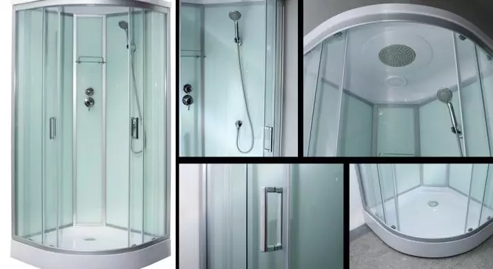 Cabină de duș Luxus: Revizuirea modelelor din Republica Cehă. Dimensiuni, dispozitiv și funcții 10336_12