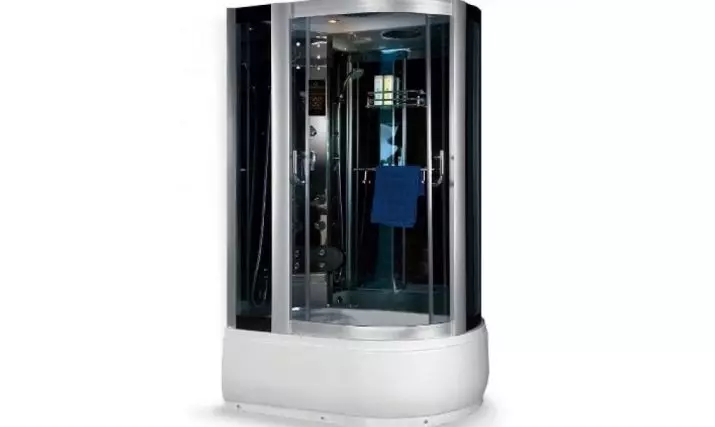ရေချိုးခန်း Cabin Luxus: ချက်သမ္မတနိုင်ငံမှမော်ဒယ်များကိုပြန်လည်သုံးသပ်ခြင်း။ အရွယ်အစား, ကိရိယာနှင့်လုပ်ဆောင်ချက်များကိုအရွယ်အစား 10336_20
