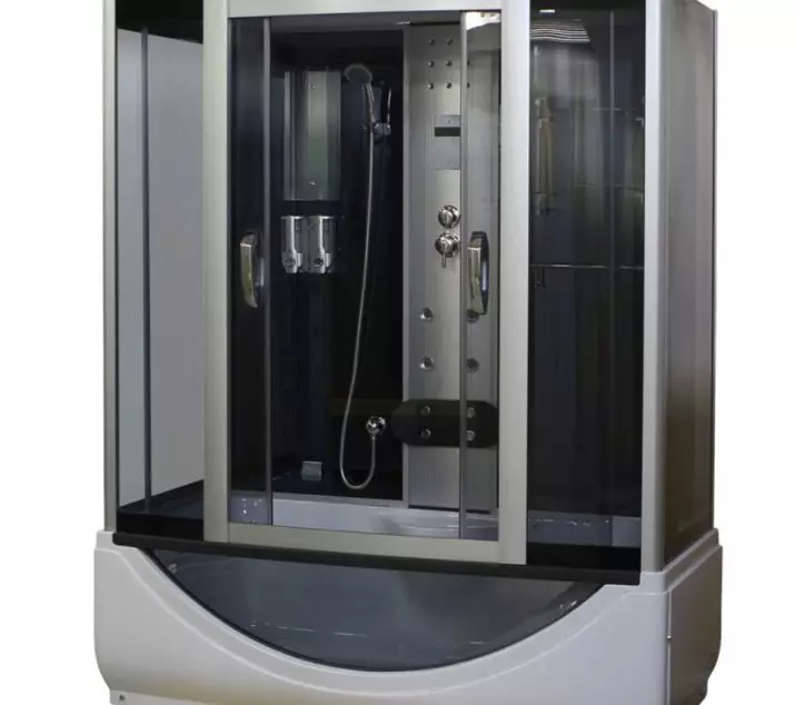 Sprchová kabina Luxus: Přehled modelů z České republiky. Velikosti, zařízení a funkce 10336_21