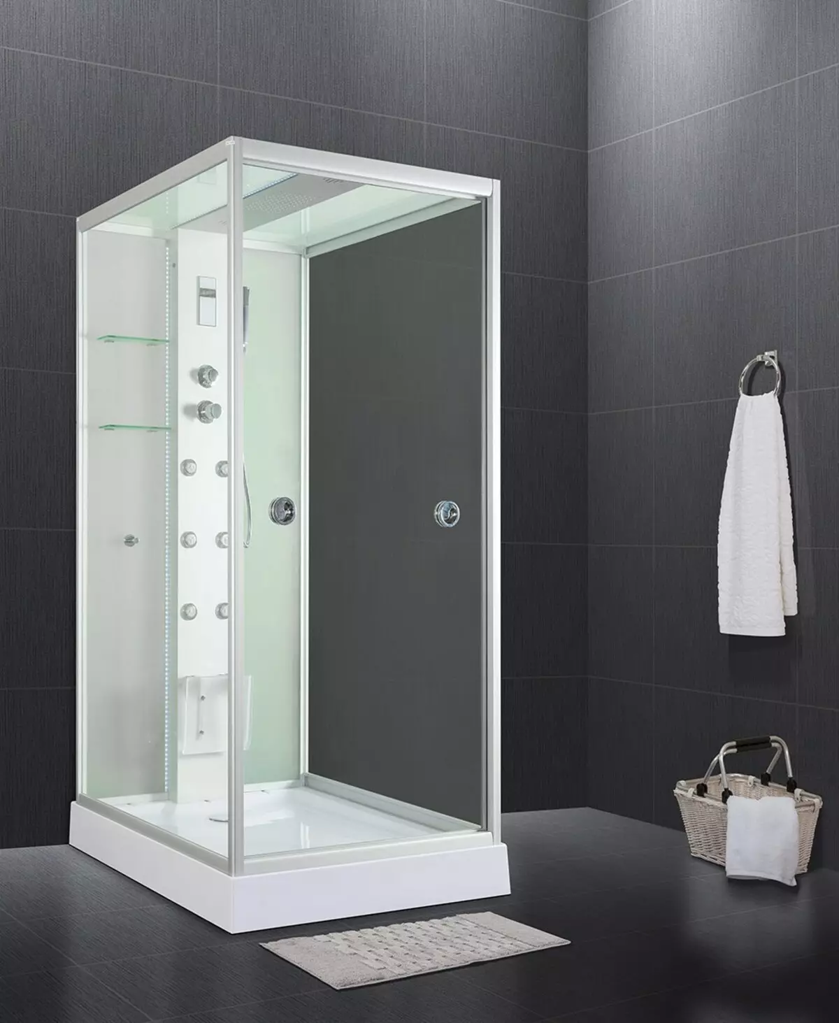 Erlice Shower Cabins: Erf 00X80 Cabins, silicone cabins le mefuta e meng ea moetsi. Tlhahlobo ea bareki 10342_29