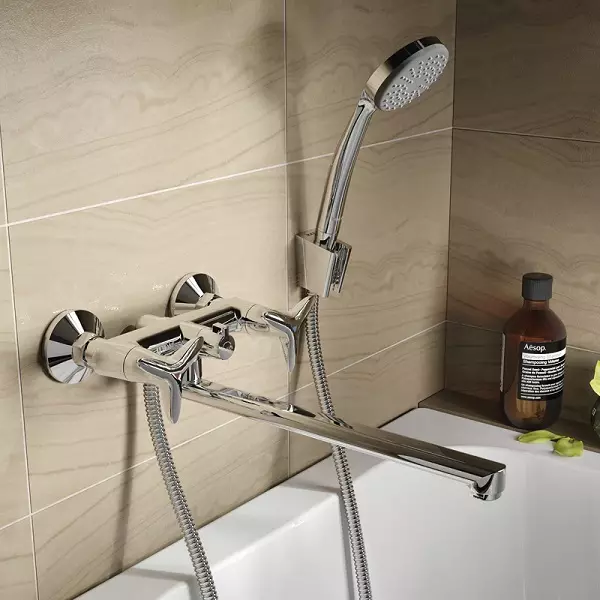 Malaxoare de baie: Opțiuni cu duș, bronz și alamă, modele termostatice, Hansgrohe și alte mărci 10344_14