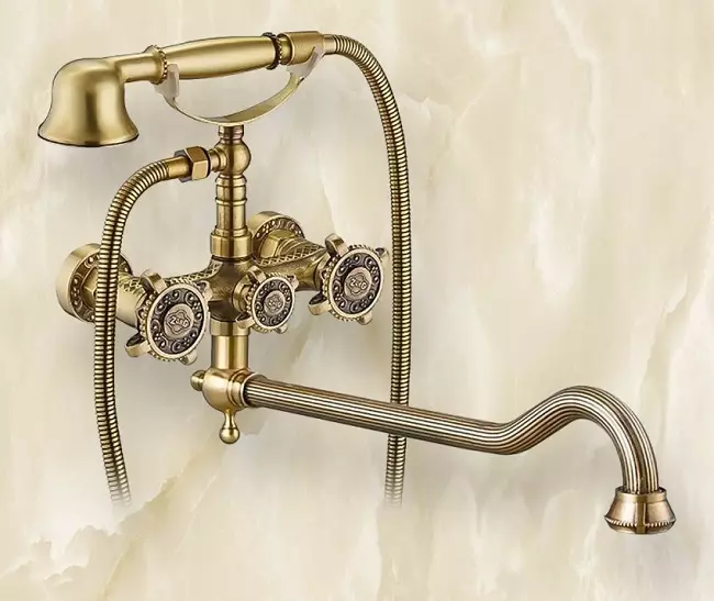 Mélangeurs de bain: options avec douche, bronze et laiton, modèles thermostatiques, hansgrohe et autres marques 10344_28