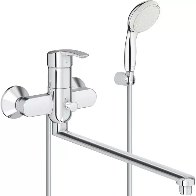 Misturadores de banho: Opções com chuveiro, bronze e latão, modelos termostáticos, Hansgrohe e outras marcas 10344_31