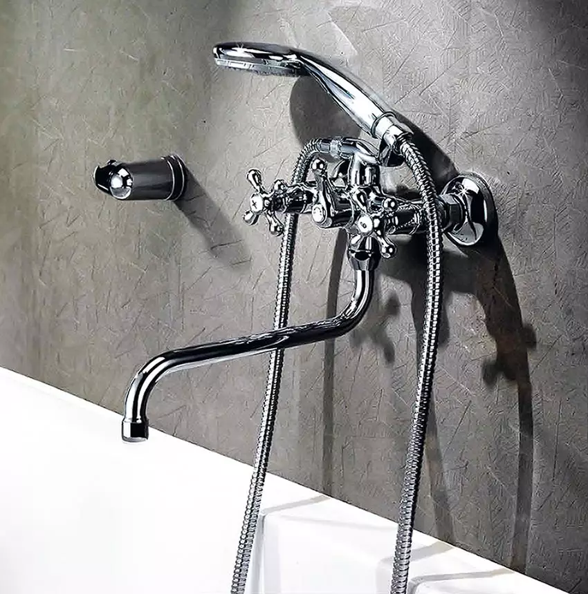 Malaxoare de baie: Opțiuni cu duș, bronz și alamă, modele termostatice, Hansgrohe și alte mărci 10344_36