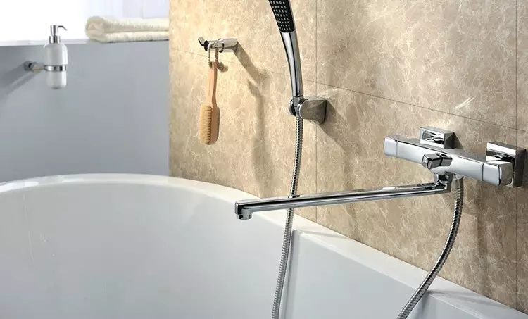 Malaxoare de baie: Opțiuni cu duș, bronz și alamă, modele termostatice, Hansgrohe și alte mărci 10344_7
