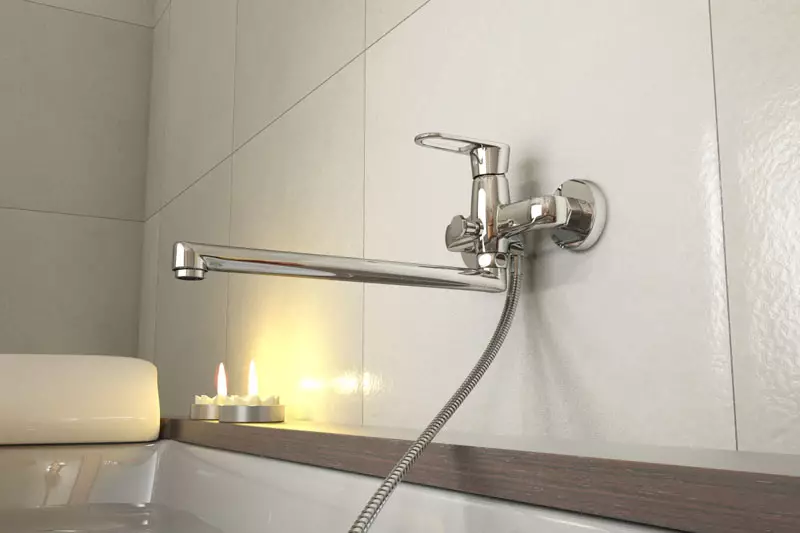 Kúpeľňa Mixera Výška: Štandard podlahy. Aká je výška dať mixér na stojan a visieť na stene? 10346_25