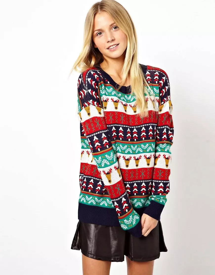 Норвежки пуловери (56 снимки): Какво да облека 1035_10