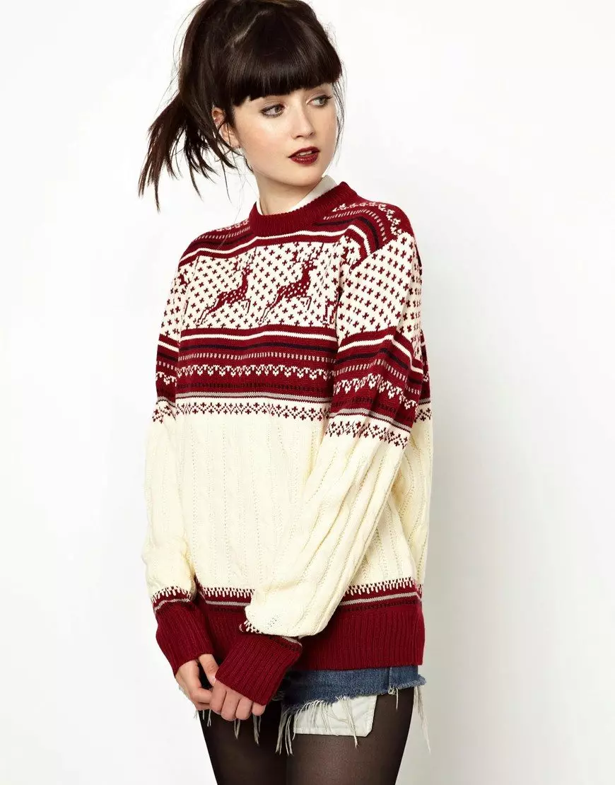 Норвежки пуловери (56 снимки): Какво да облека 1035_16