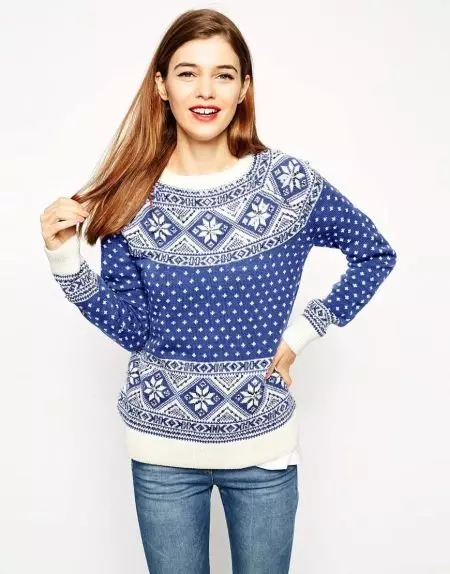Норвежки пуловери (56 снимки): Какво да облека 1035_42