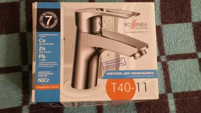 Banyo Faucet Rossinka: Piliin ang modelo para sa paliguan at kaluluwa, na may bundok sa board at iba pa 10360_4