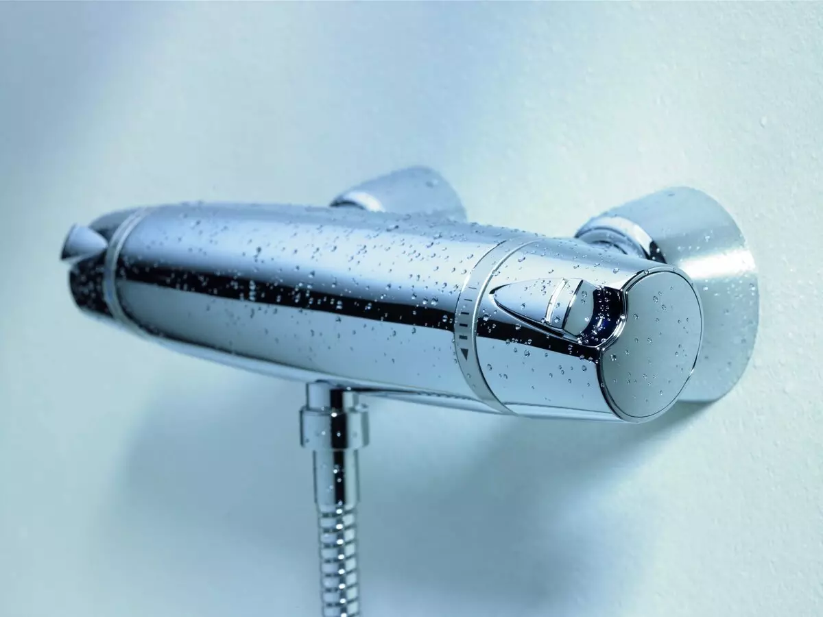 Миксери с термостат за банята: Оценката на термостатични модели, Опциите са чучур, двойни и други модели 10367_2