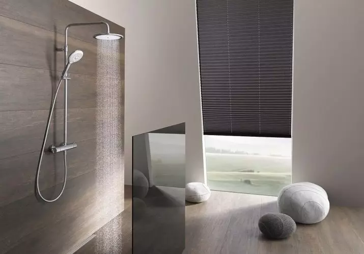 Giá tắm với chính tả: Hệ thống tắm với vòi hoa sen trên cùng, bảng điều khiển có xoắn dài và xoay, lựa chọn tai nghe 10377_23