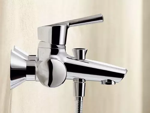 无尘淋浴龙头：单手墙壁搅拌机的特点，用于浴缸和淋浴型号没有喷口 10379_13