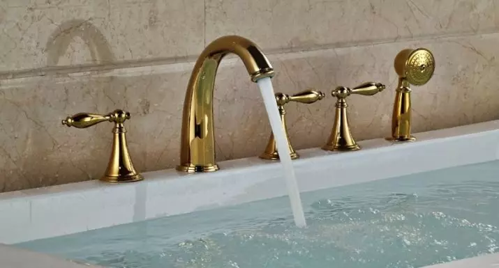 Mixers met een douche voor een bad (80 foto's): Hoe kiezen? Russische douchekranen, uit Duitsland en andere landen, tweepersoonskamer en single-art, eigenaar beoordelingen 10380_11