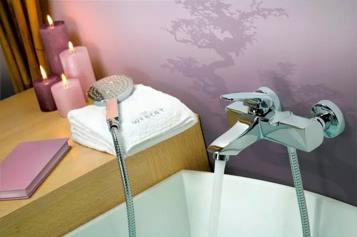 Mixers met een douche voor een bad (80 foto's): Hoe kiezen? Russische douchekranen, uit Duitsland en andere landen, tweepersoonskamer en single-art, eigenaar beoordelingen 10380_37